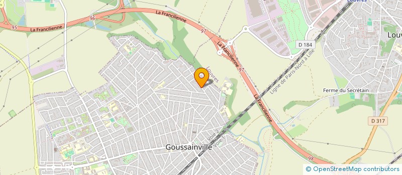 localisation de l'entreprise MONSIEUR MUHAMMAD SULAIMANKHEIL  GOUSSAINVILLE