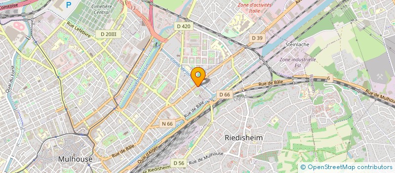 localisation de l'entreprise MONSIEUR MUHAMMAD SULAMAN  MULHOUSE