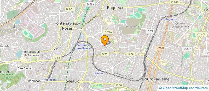 localisation de l'entreprise MONSIEUR MUHAMMAD ULLAH à FONTENAY-AUX-ROSES