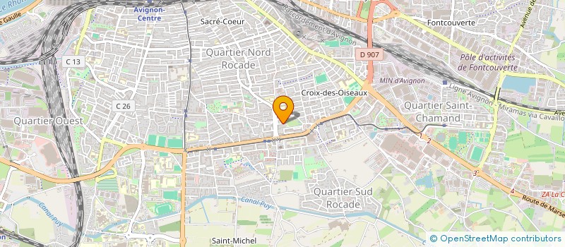 localisation de l'entreprise MONSIEUR MUHAMMAD UZAIR AZAM  AVIGNON