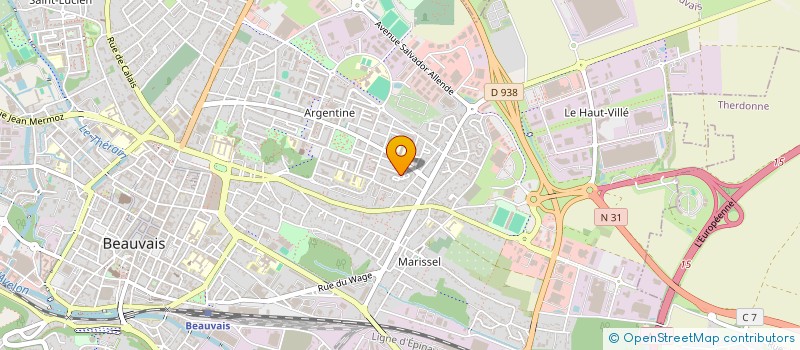 localisation de l'entreprise MONSIEUR MUHAMMAD ZARIF SHARIFI  BEAUVAIS