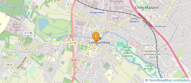 localisation de l'entreprise MONSIEUR MUHAMMED ALI DABO à LONGJUMEAU