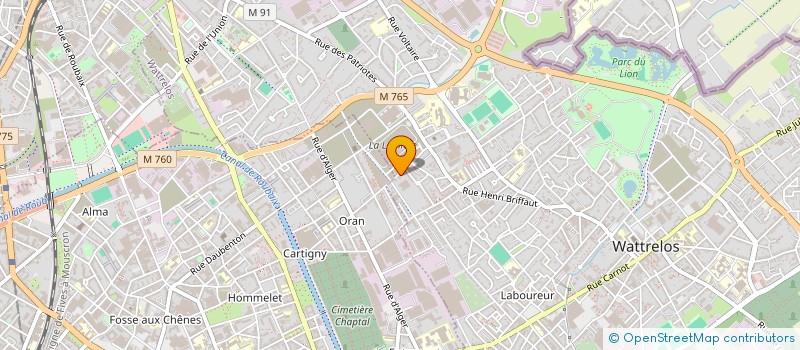 localisation de l'entreprise MONSIEUR MUHAMMED BALIKCI  WATTRELOS