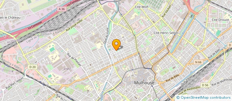 localisation de l'entreprise MONSIEUR MUHAMMED DOGAN  MULHOUSE