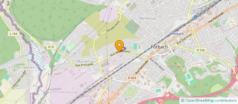 localisation de l'entreprise MONSIEUR MUHAMMED JELAL ABDOLKARIM  FORBACH