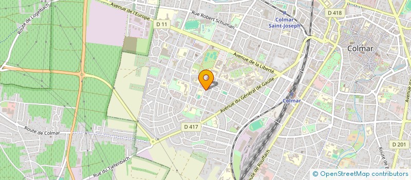 localisation de l'entreprise MONSIEUR MUHAMMED KAYNAR  COLMAR