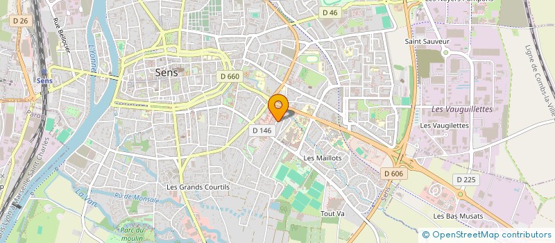 localisation de l'entreprise MONSIEUR MUHAMMED KORKMAZ à SENS