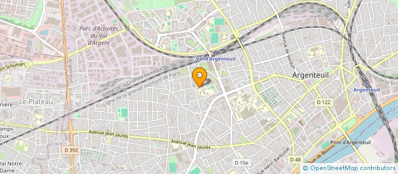 localisation de l'entreprise MONSIEUR MUHAMMED KOSE  ARGENTEUIL