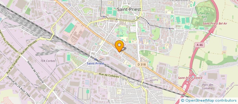 localisation de l'entreprise MONSIEUR MUHAMMED PALTA  SAINT-PRIEST