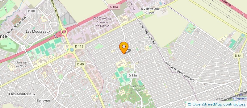 localisation de l'entreprise MONSIEUR MUHAMMED SELHAMI à TREMBLAY-EN-FRANCE