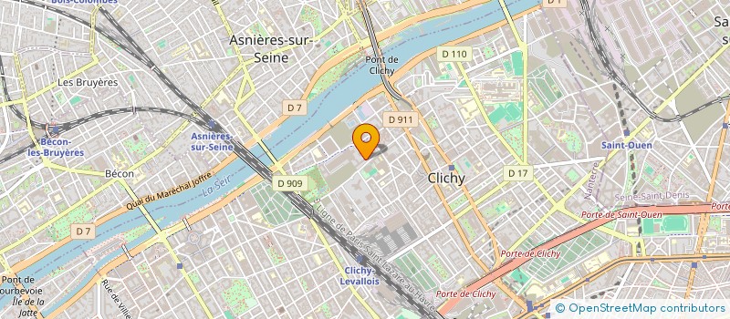 localisation de l'entreprise MONSIEUR MUHAMMED SERRGUINE à CLICHY