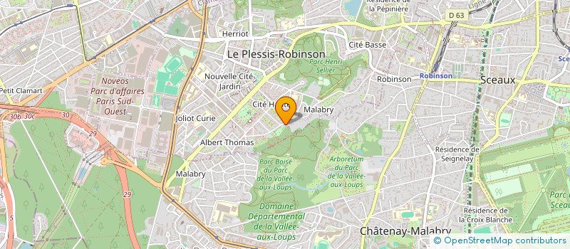 localisation de l'entreprise MONSIEUR MUHAMMED UZUN  LE PLESSIS-ROBINSON