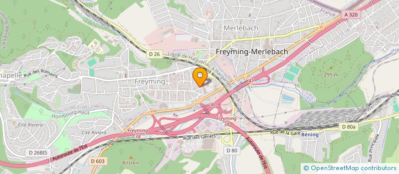 localisation de l'entreprise MONSIEUR MUHAMMED YILDIRIM  FREYMING-MERLEBACH