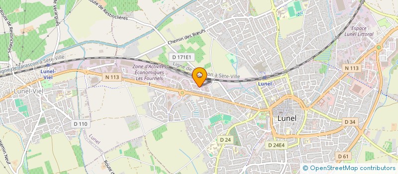localisation de l'entreprise MONSIEUR MUHAMMER BUTUNER  LUNEL