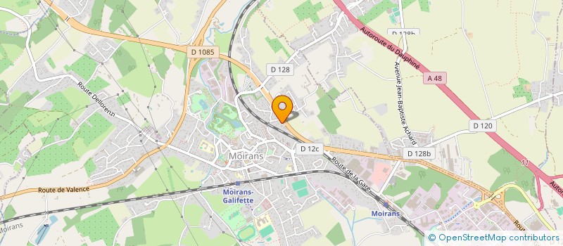 localisation de l'entreprise MONSIEUR MUHAMMER DEMIR  MOIRANS