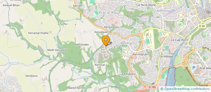 localisation de l'entreprise MONSIEUR MUHAMMET AKTURK à QUIMPER