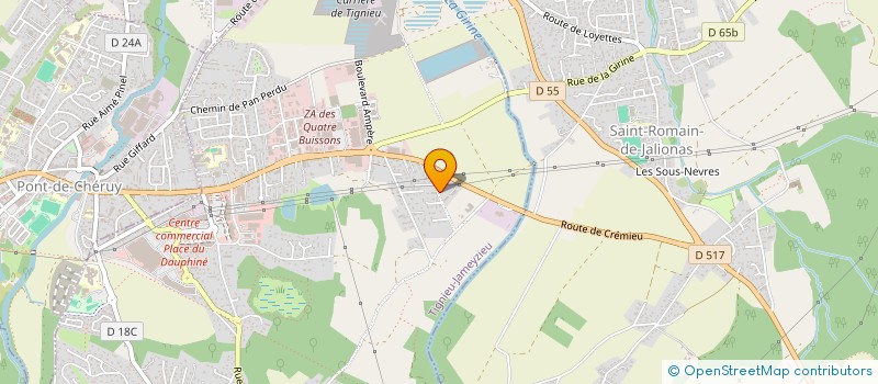 localisation de l'entreprise MONSIEUR MUHAMMET ATAK  TIGNIEU-JAMEYZIEU