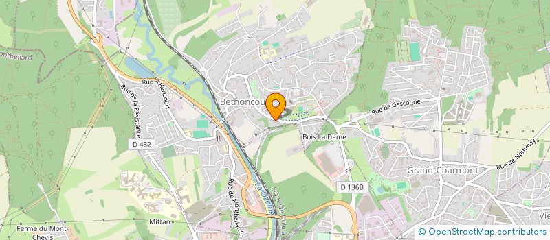 localisation de l'entreprise MONSIEUR MUHAMMET AYDIN  VOUJEAUCOURT