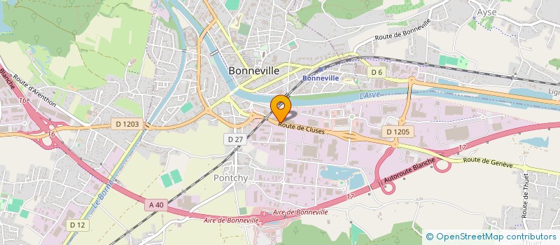 localisation de l'entreprise MONSIEUR MUHAMMET BEKTAS  BONNEVILLE