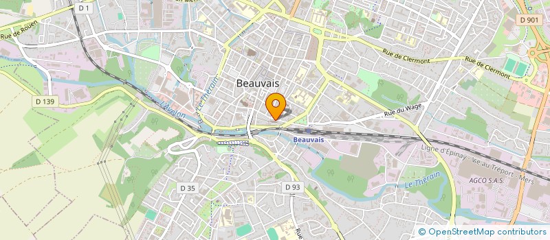 localisation de l'entreprise MONSIEUR MUHAMMET KILINC  BEAUVAIS