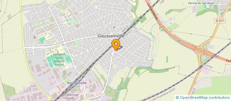 localisation de l'entreprise MONSIEUR MUHAMMET OZTURK à GOUSSAINVILLE