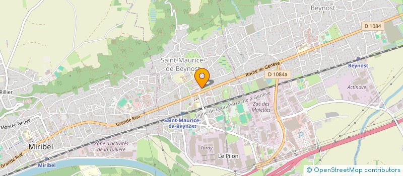 localisation de l'entreprise MONSIEUR MUHAMMET YURDAKAN à SAINT-MAURICE-DE-BEYNOST
