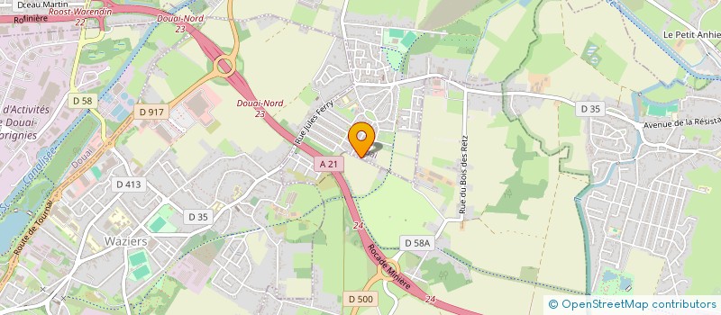 localisation de l'entreprise MONSIEUR MUHANED ALBATAT  DOUAI