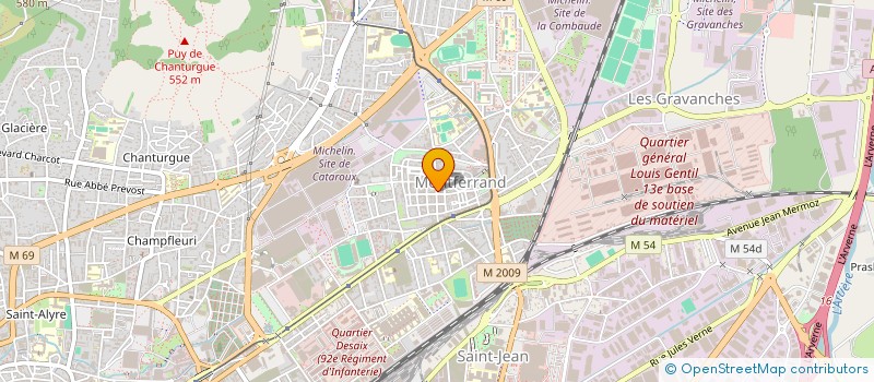 localisation de l'entreprise MONSIEUR MUHANNAD BALEH  CLERMONT-FERRAND