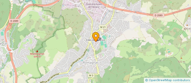 localisation de l'entreprise MONSIEUR MUHARREM ERAMIL à ROMAGNAT