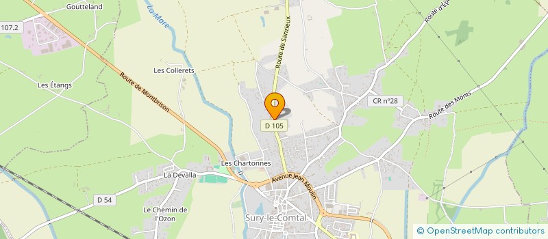 localisation de l'entreprise MONSIEUR MUHARREM KOYCU à SURY-LE-COMTAL