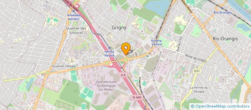 localisation de l'entreprise MONSIEUR MUHSEN ALHALABI  GRIGNY