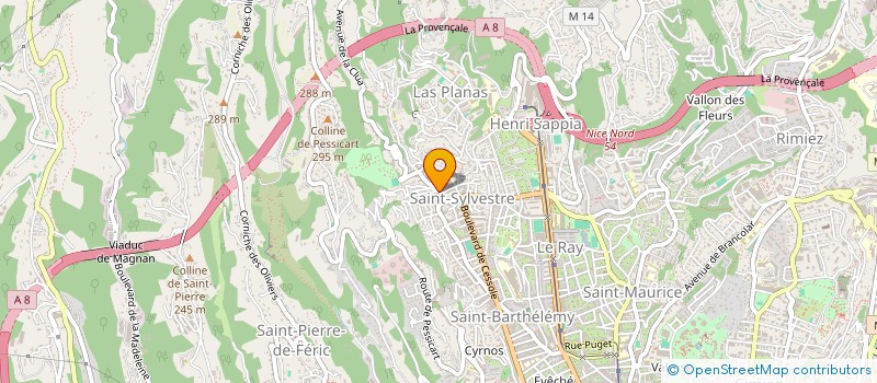 localisation de l'entreprise MONSIEUR MUHSIN GUNEL à NICE