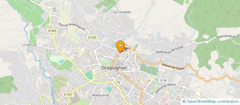 localisation de l'entreprise MONSIEUR MUHSIN KARABUDAK  DRAGUIGNAN