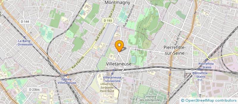 localisation de l'entreprise MONSIEUR MUHTADI ALI YOUSIF à VILLETANEUSE