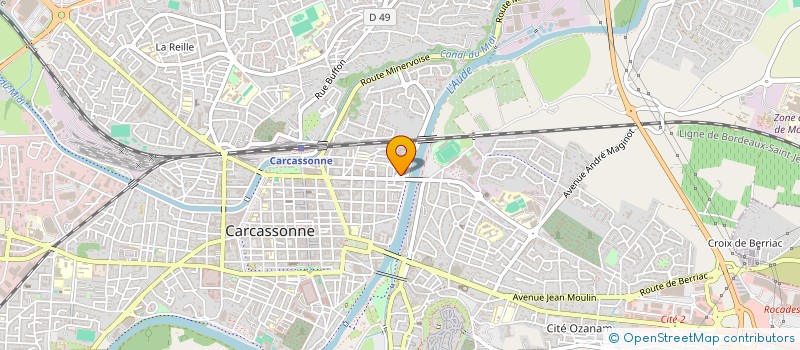 localisation de l'entreprise MONSIEUR MUHYIEALDEEN MAHMOUD à CARCASSONNE