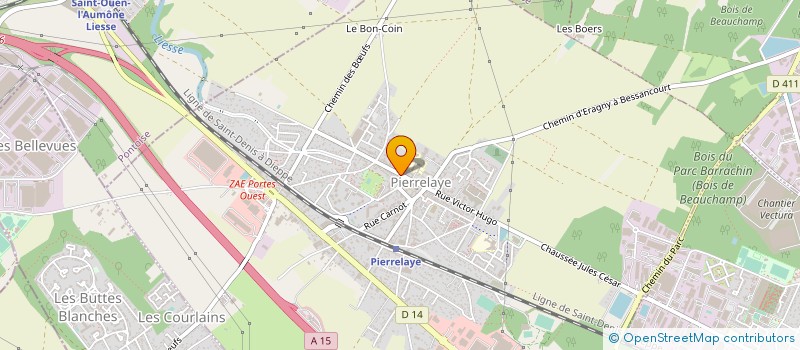 localisation de l'entreprise MONSIEUR MUINI MAYIMONA  PIERRELAYE