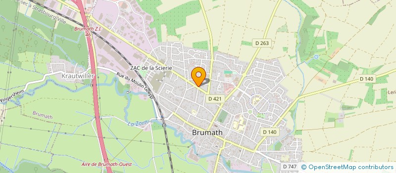 localisation de l'entreprise MONSIEUR MUJADDAS RIAZ  BRUMATH