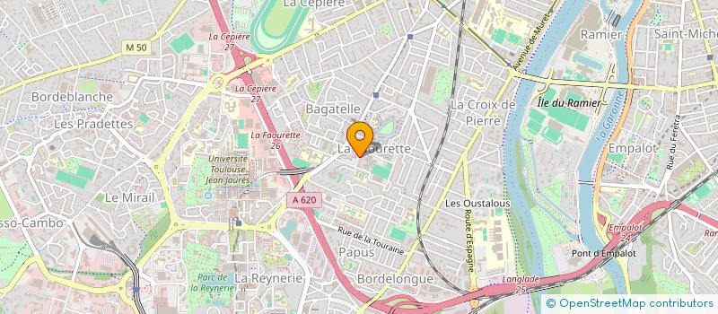 localisation de l'entreprise MONSIEUR MUJAHID BABEKIR MOHAMED  TOULOUSE