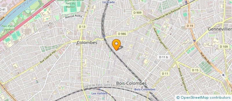 localisation de l'entreprise MONSIEUR MUJAHIDUL ISLAM CHOWDHURY à COLOMBES