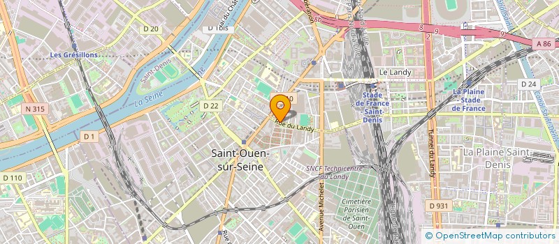 localisation de l'entreprise MONSIEUR MUJAMMEL HUSSAIN à SAINT-DENIS