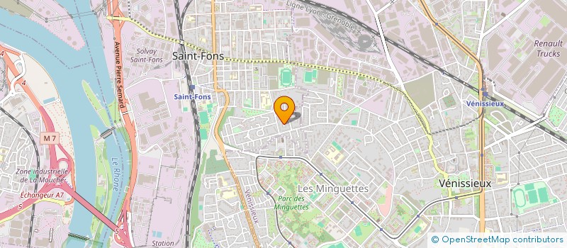 localisation de l'entreprise MONSIEUR MUJDAT TURKMEN  SAINT-FONS