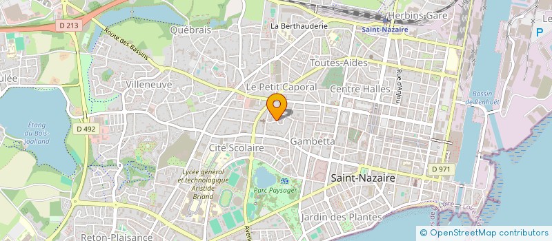 localisation de l'entreprise MONSIEUR MUJIBULLAH ORIAKHEL  SAINT-NAZAIRE