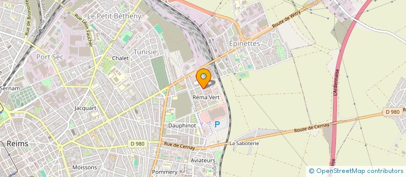 localisation de l'entreprise MONSIEUR MUJTABA QASEMI  REIMS