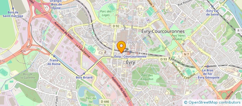 localisation de l'entreprise MONSIEUR MULAMBA MILEMBANI  EVRY-COURCOURONNES