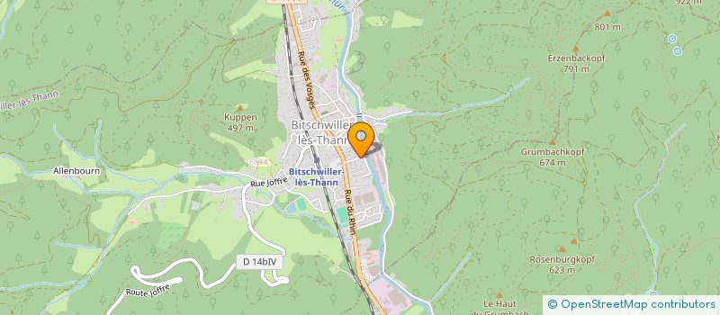 localisation de l'entreprise MONSIEUR MULENDI MUDIMANA  FELLERING