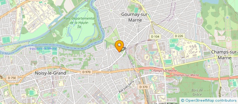 localisation de l'entreprise MONSIEUR MULRY HENRY  NOISY-LE-GRAND