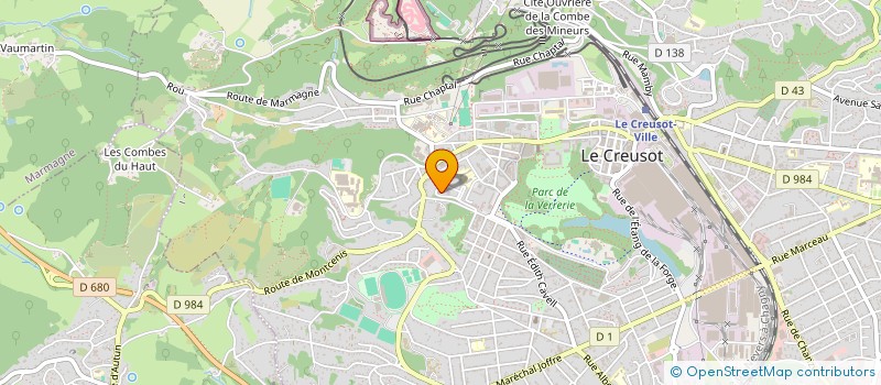 localisation de l'entreprise MONSIEUR MUNAWAR ALI  LE CREUSOT