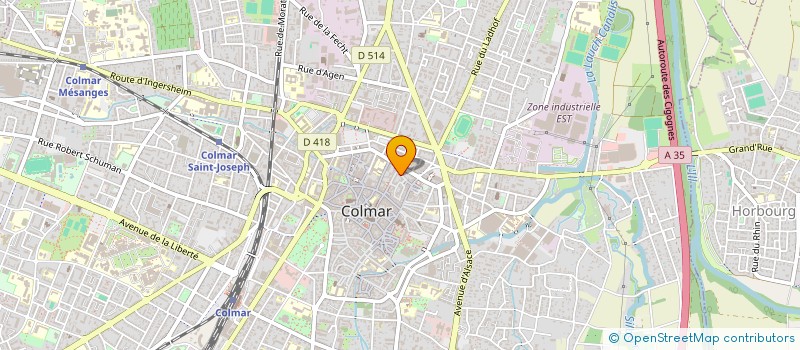 localisation de l'entreprise MONSIEUR MUNAWAR MUKTAR  COLMAR