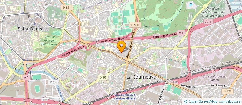 localisation de l'entreprise MONSIEUR MUNTAZER SAFI à LA COURNEUVE