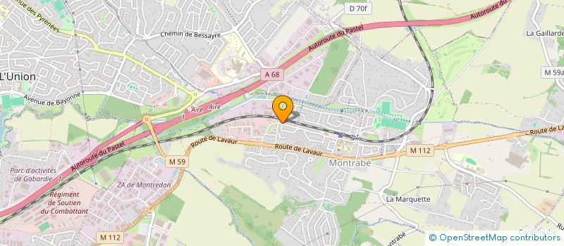 localisation de l'entreprise MONSIEUR MURAT AKBAL  MONTRABE